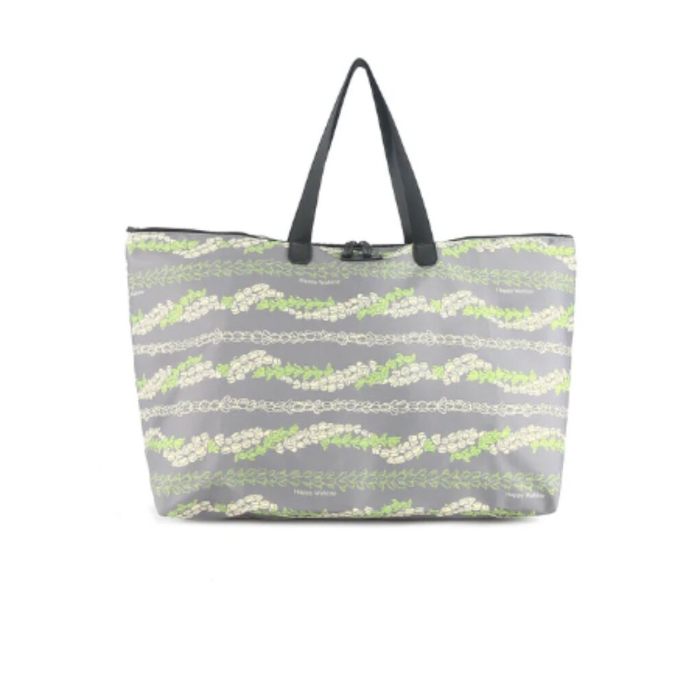 Happy Wahine Packable Tote & Zip Pouch - NWT